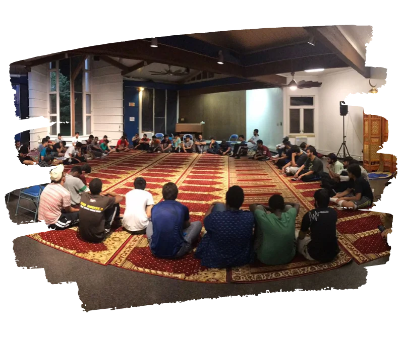 Young Muslims study circle program image